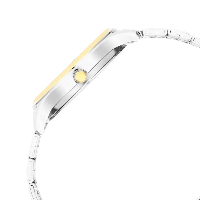 Karishma Blue Dial Brass Strap Watch