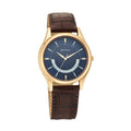 Lagan - Blue Dial Leather Strap