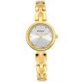 Lagan Silver Dial Metal Strap Watch 2601YM04