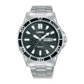 Lorus Black sunray dial stainless steel watch for men RH355AX9
