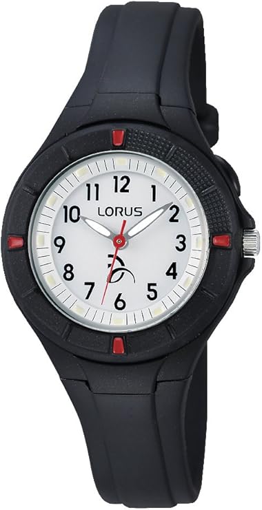 Lorus Casual Watch For Men,Analog,Rubber,R2329KX9