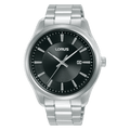 Lorus Classic Black dial Stainless steel Strap Watch for men's RH925RX9