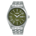 Lorus Classic Dark green sunray dial Stainless steel Strap Watch for men's RL487BX9