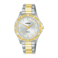 Lorus Classic Stainless steel  White sunray dial Watch for women RG280XX9