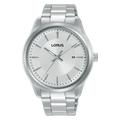 Lorus Classic White dial Stainless steel Strap Watch for men's RH933RX9