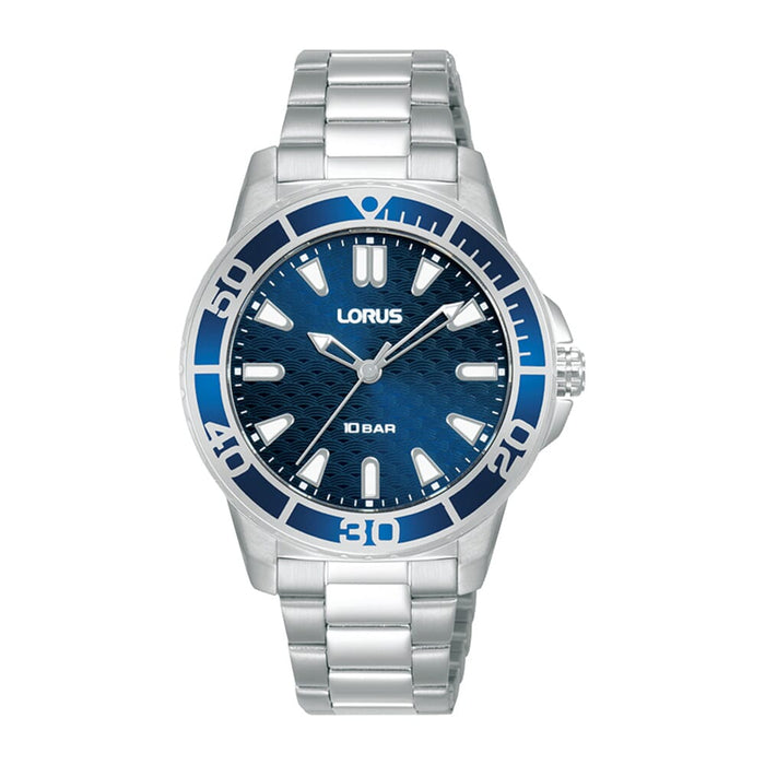 Lorus  Dark blue dial stainless steel watch for women RG249VX9