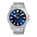 Lorus  Dark blue sunray dial stainless steel watch for men RH941QX9