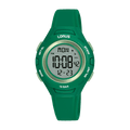 Lorus Digital Dial silicone Green Strap Watch for Man R2391PX9
