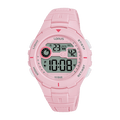 Lorus Digital Dial silicone Pink Strap Watch for Man R2387PX9