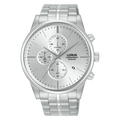 Lorus Dress Silver sunray dial Stainless steel Strap Watch for men's RM365JX9