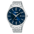 Lorus Dress Stainless steel Dark blue dial Watch for men's RH917RX9