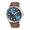 Lorus Greyish blue sunray dial stainless steel watch for men RL469BX9