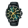 Lorus Sports Chronograph Leather Strap Men's Watch RM319GX9