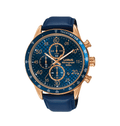 Lorus Sports Chronograph leather strap Men's Watch RM338EX9