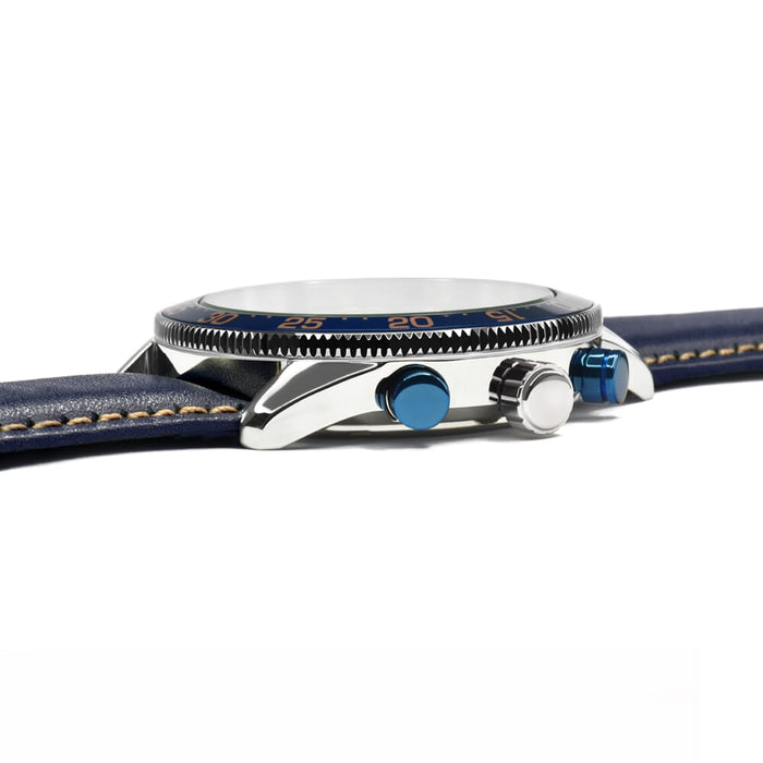 Lorus Sports Chronograph Leather Strap Men's Watch RM341FX9