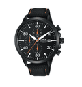 Lorus Sports Chronograph leather strap Men's Watch RM347EX9