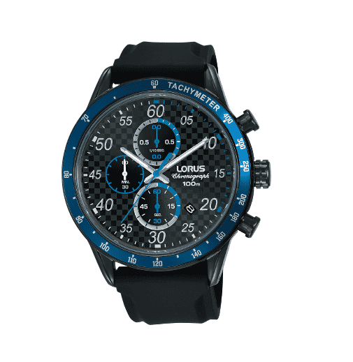 Lorus Sports Chronograph Silicon Strap Men's Watch RM337EX9