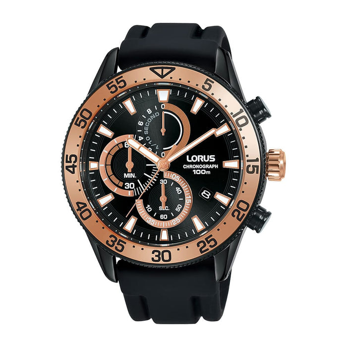 Lorus Sports Chronograph Silicon Strap Men's Watch RM339FX9