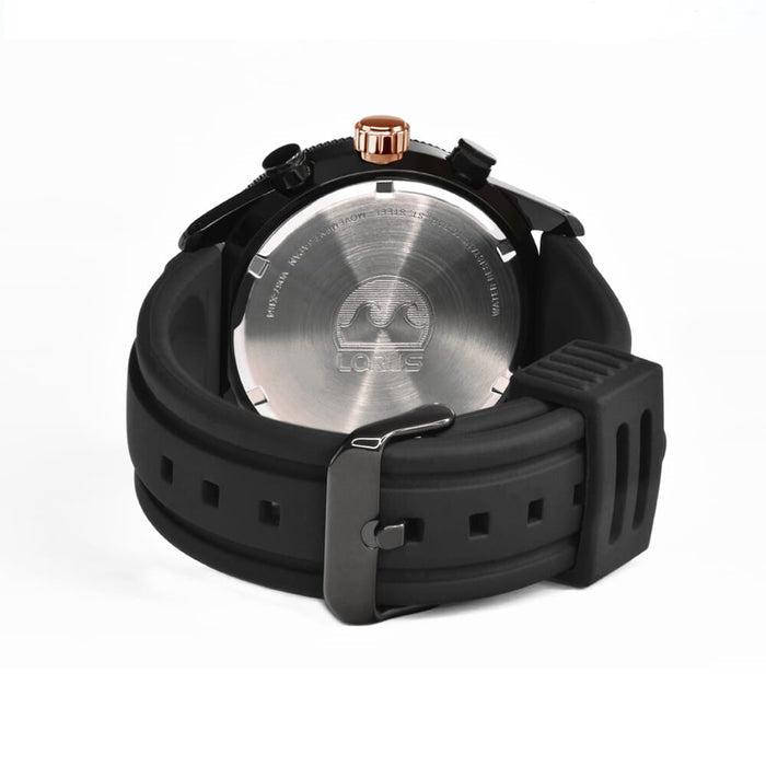 Lorus Sports Chronograph Silicon Strap Men's Watch RM339FX9