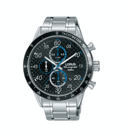 Lorus Sports Chronograph Stainless Steel Men's Watch RM333EX9