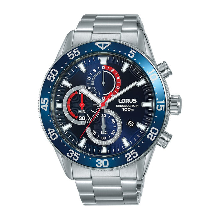 Lorus Sports Chronograph Stainless Steel Men's Watch RM337FX9