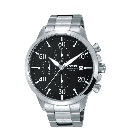 Lorus Sports Chronograph Stainless Steel Men's Watch RM343EX9