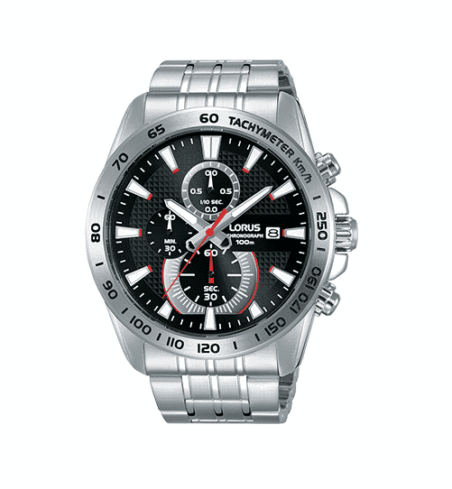 Lorus Sports Chronograph Stainless Steel Men's Watch RM387DX9