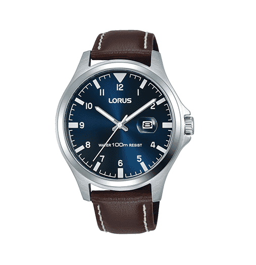 Lorus Sports leather Strap Men's Watch RH963KX8