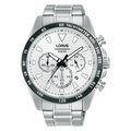 Lorus Sports Silver white dial Stainless Steel Watch for men's RT357KX9