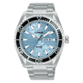 Lorus Sports Stainless steel Ice blue sunray dial Watch for men's RH389AX9