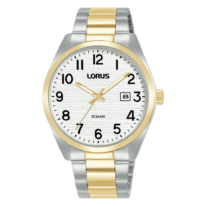 Lorus Sports Stainless steel White dial Watch for men's RH912RX9