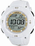 Lorus Watches Mens Digital Quartz Watch With Polyurethane Bracelet R2367Hx9