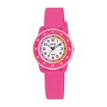 Lorus White dial silicone Strap Watch for Girls RRX57JX9