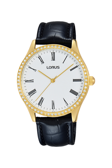 Lorus white dial stainless steel watch for women RG246LX9