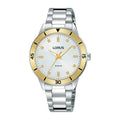 Lorus White sunray dial stainless steel watch for women RG243RX9