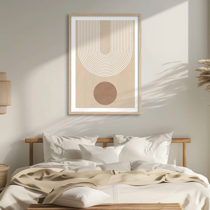 Minimalist Arch Form Wall Art Print by Elena Ristova from our Australian Made Framed Wall Art, Prints & Posters collection by Profile Australia