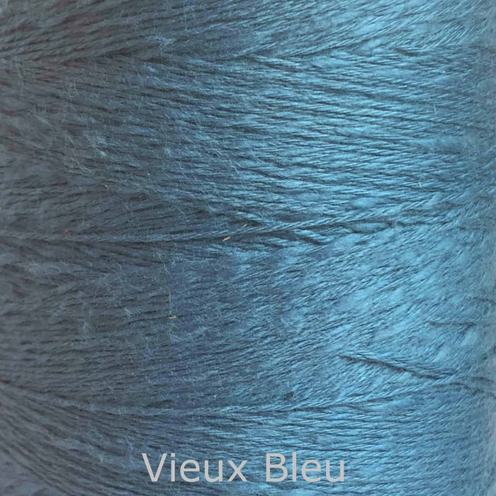Cotton Flake Vieux Blue and White