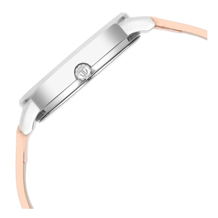 Neo Pink Dial Leather Strap Watch for Women 2648SL07
