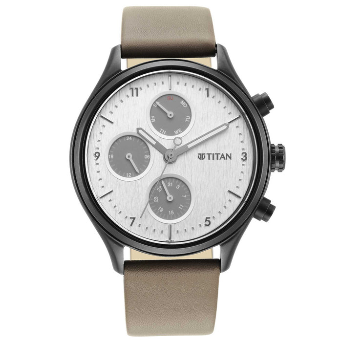 Neo Silver Dial Multifunction Watch for Men 1803NL02