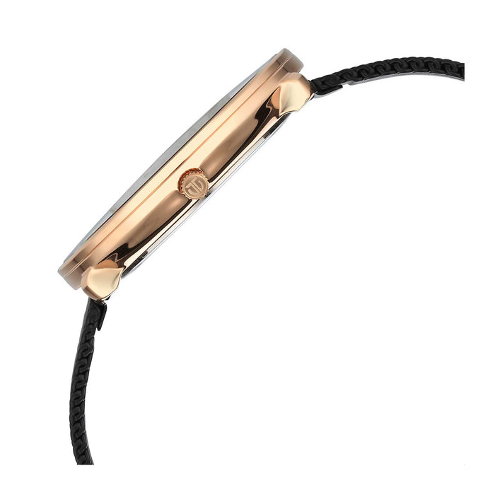 Noir Black Dial Metal Strap Watch 1849KM03