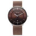 Noir Brown Dial Metal Strap Watch 1849KM02