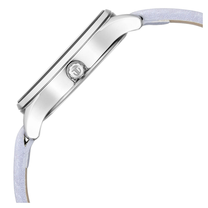 Pastel Dreams Mother Of Pearl Dial Pale Purple Leather Strap Watch