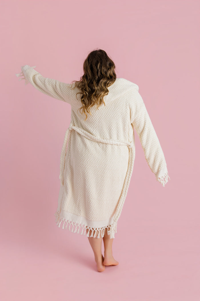 Pearl Pom Pom Bathrobe