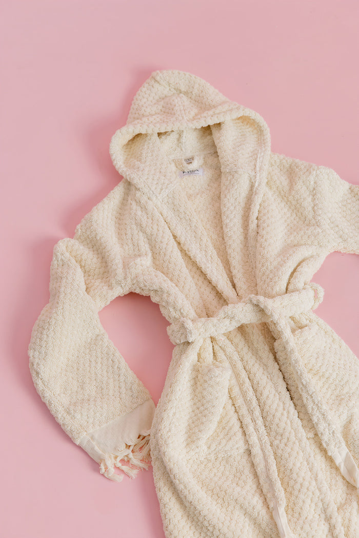 Pearl Pom Pom Bathrobe