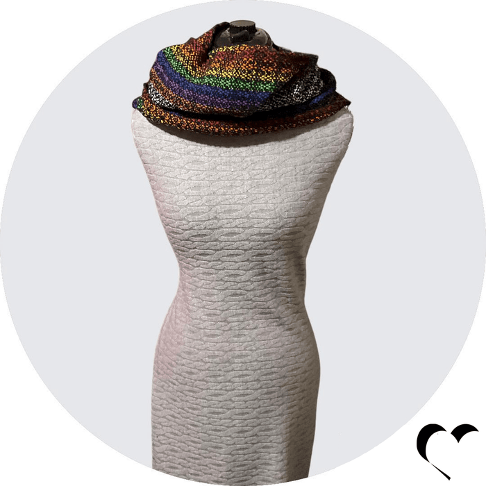 Pride Inclusionary Diamonds Mobius Scarf