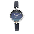 Raga Viva Blue Dial Leather Strap Watch