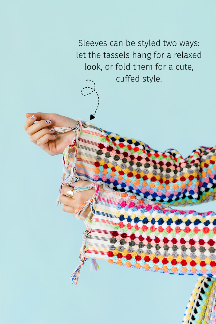 Rainbow Pom Pom Bathrobe Bundle
