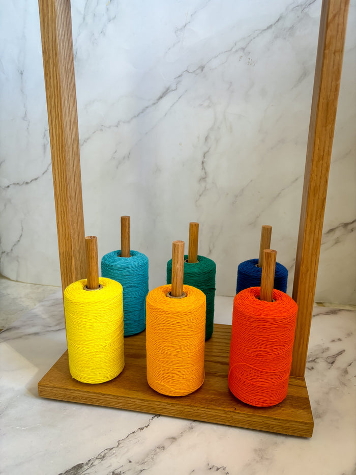Red Oak Yarn Stands