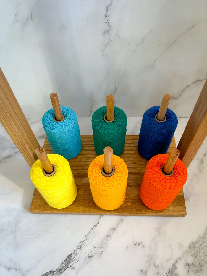 Red Oak Yarn Stands
