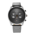 Retro Cool Grey Dial Strap Watch